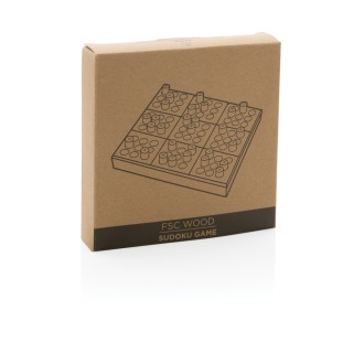 Juego sudoku de madera promocional